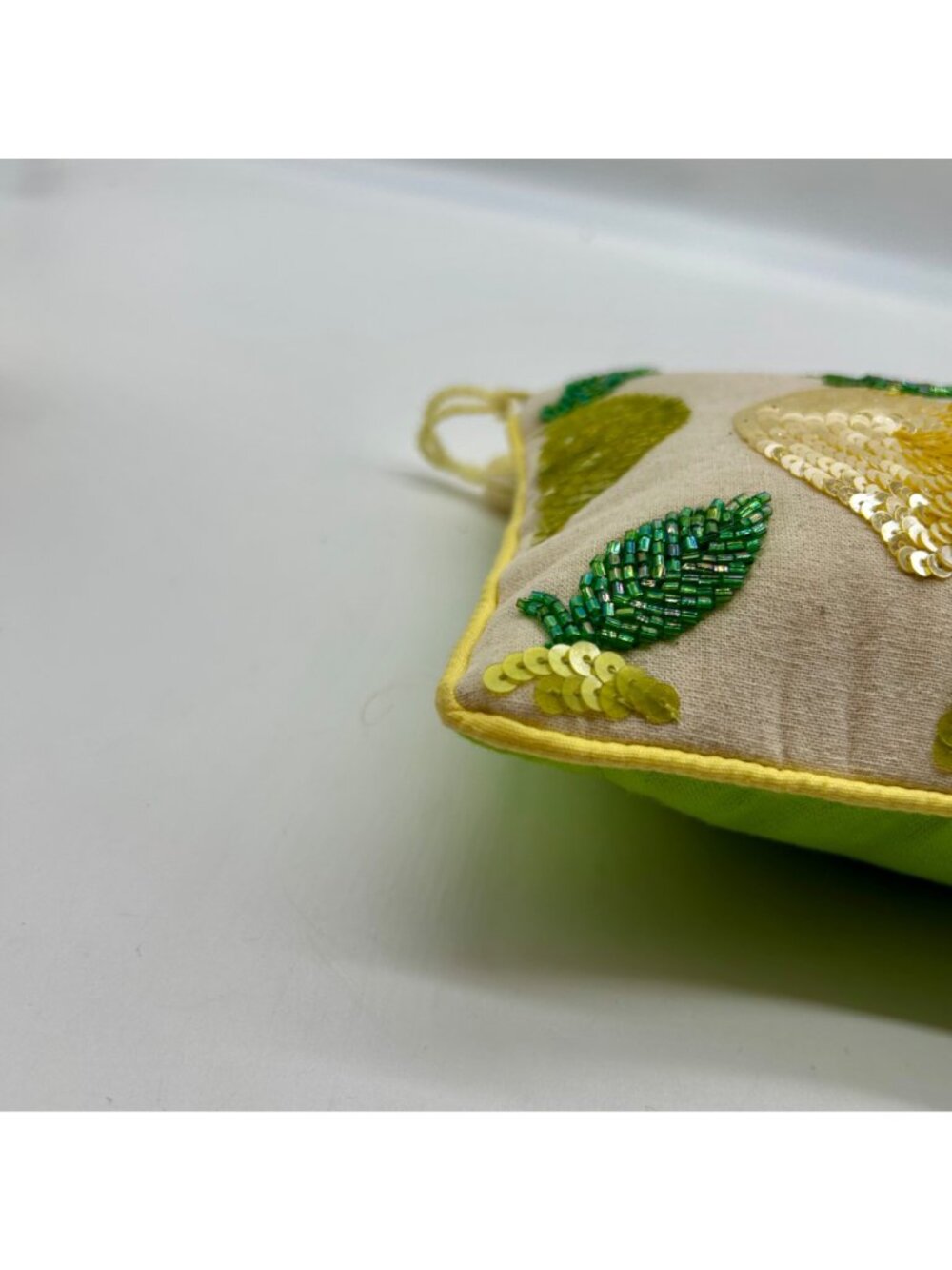 MMS Brands Beige Lemon Pouch - Picture 7 of 10